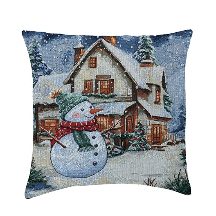 w_6130_45x45 kh_gobelin schneemann vorm haus_gross
